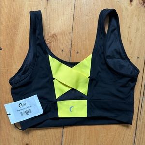 Zyia black and neon deluxe bra